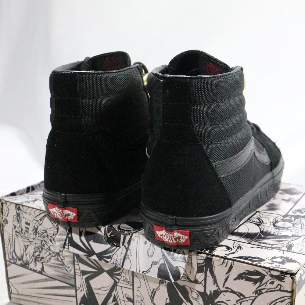 VANS X MARVEL Black Panther Sk8 Hi Limited Edition Sz 8.5 US Men - Picture 6 of 12